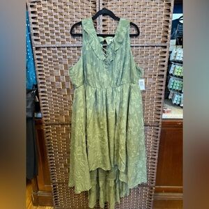 Torrid - Festi Stretch Lace Hi Lo Lace Up Maxi Dress Size 4